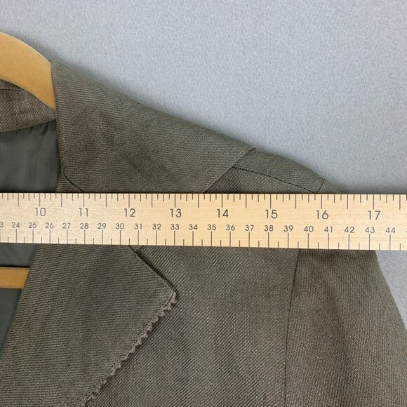 J. Jill 100 % Linen Women’s Blazer Size 6 Taupe Neutral Classic Office Jacket - Picture 6 of 8
